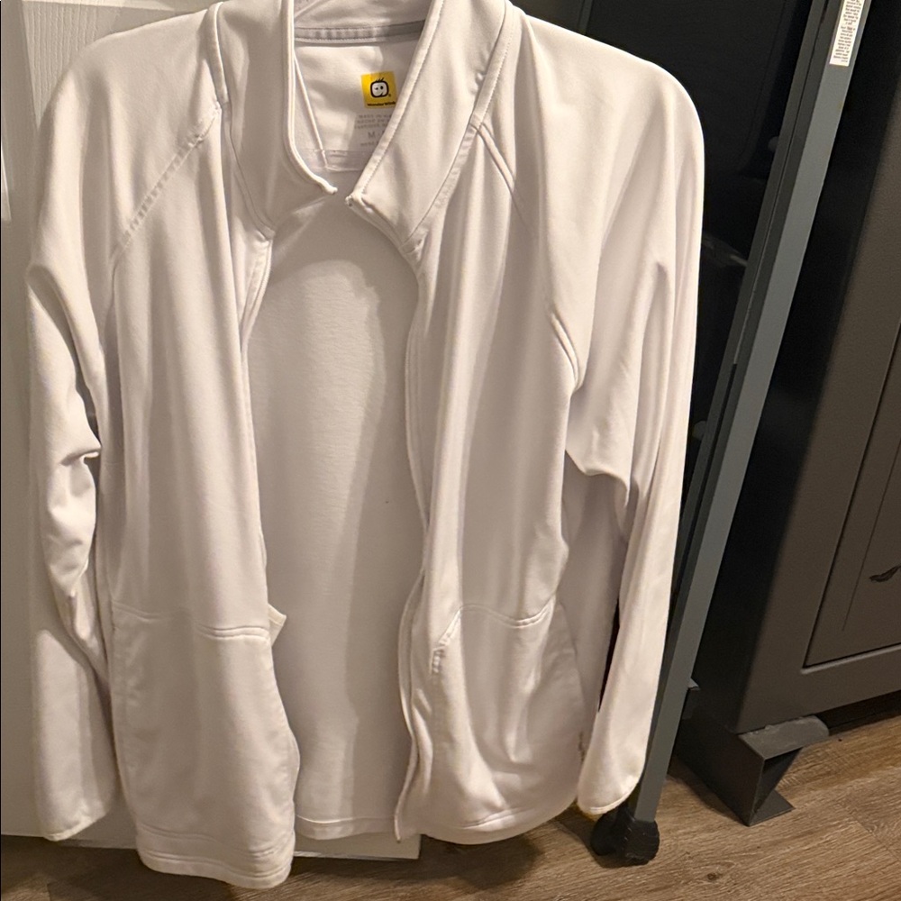 White Zip-Up Jacket